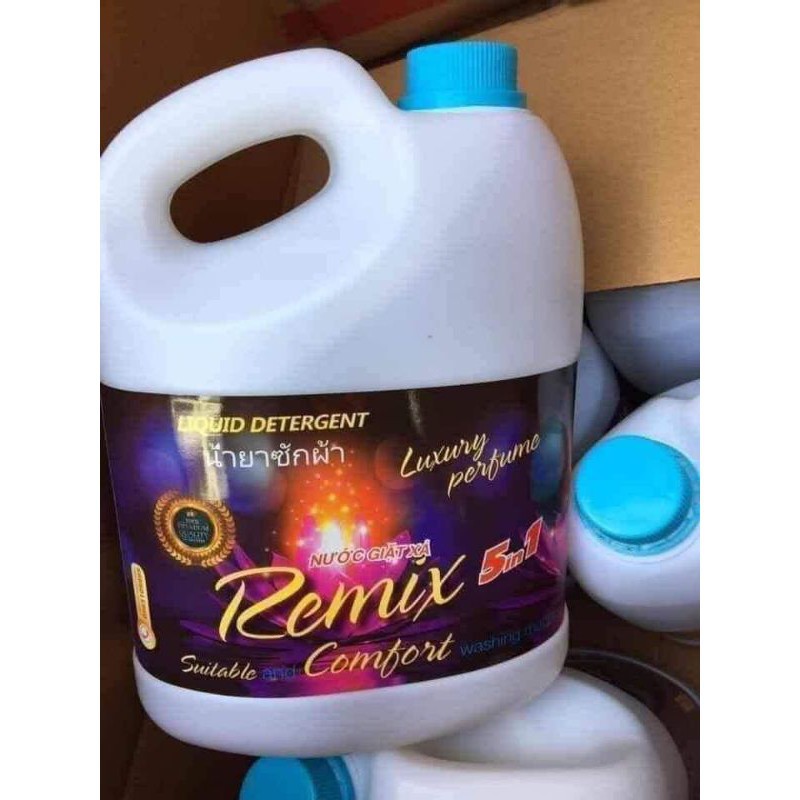Nước giặt xả Remix comfor 5 in1