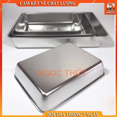 Khay inox đựng thực phẩm sâu lòng