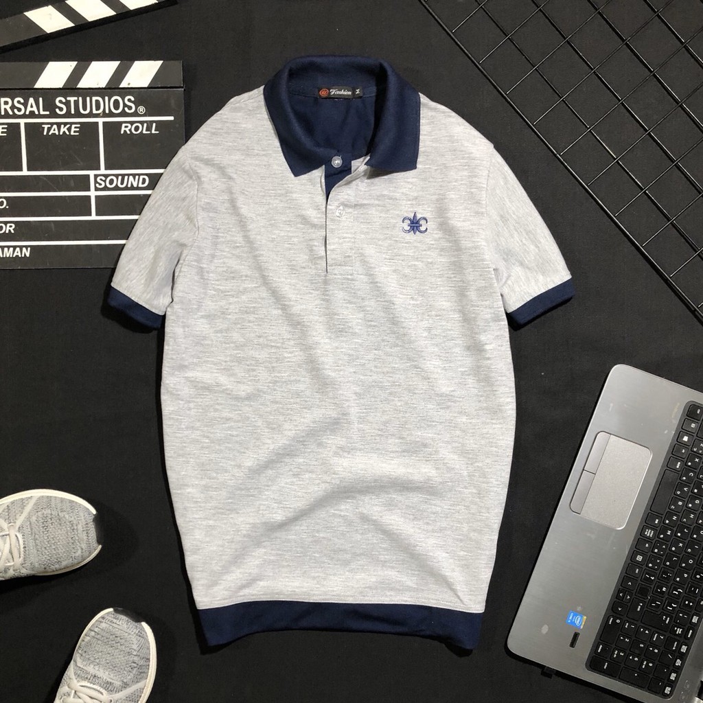 Áo thun nam có cổ cao cấp KENSTORE89 ATV085