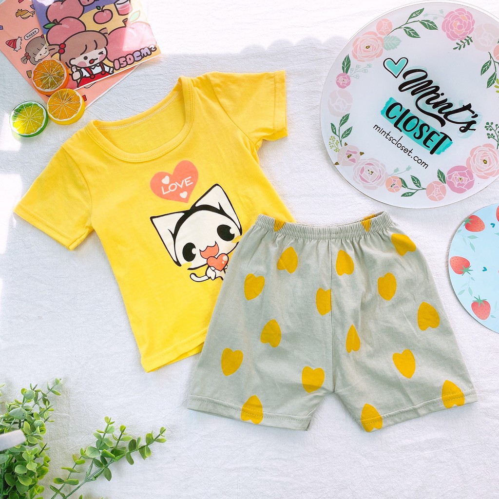 Bộ Cotton Baby Dành Cho Bé Từ 1-4 Tuổi Loại I - S1229