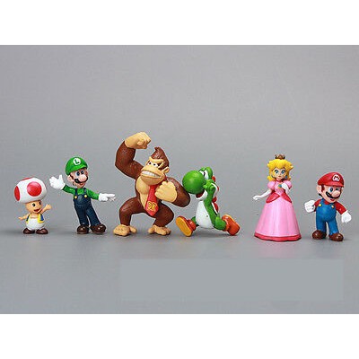 Bộ Sưu Tập Búp Bê Nhân Vật Super Mario 18 Cái