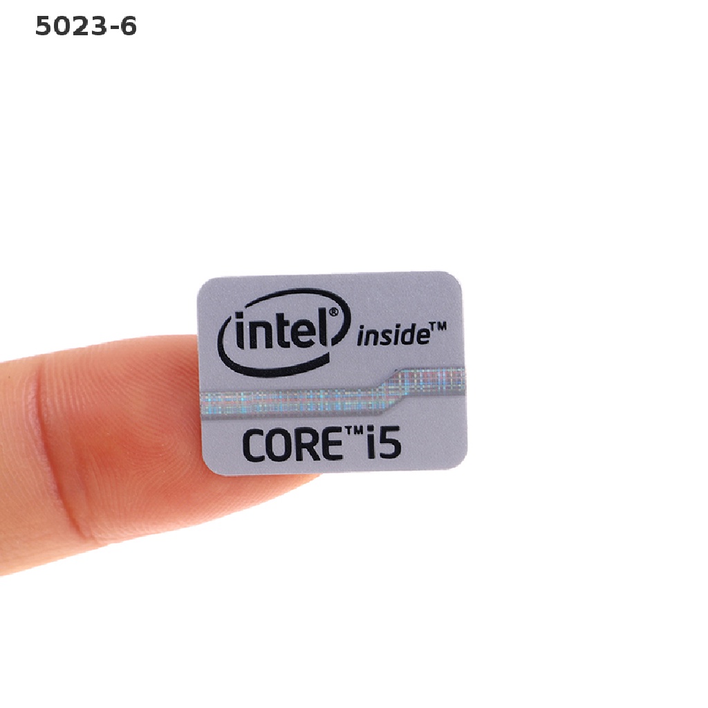 Bộ 5 Miếng Dán Logo Cho Laptop Intel Core I3 I5 5023-6