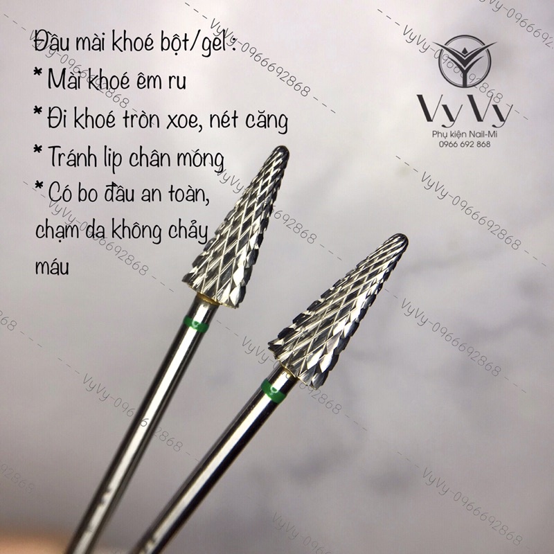 Đầu mài da ẩn, đầu mài khoé các loại