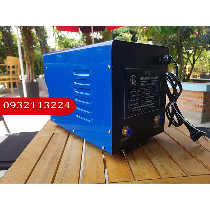 Máy phun sương DH 35 -DAEHAN- máy có công tắc, đồng hồ áp có vỏ hộp bảo vệ