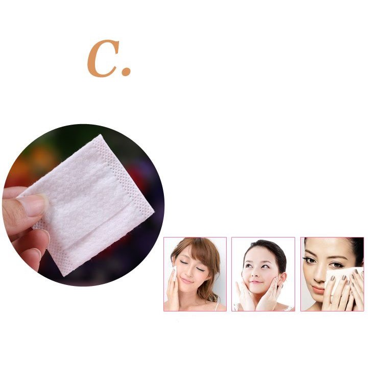 Bông tẩy trang 3 in 1 Hộp 320 miếng | BigBuy360 - bigbuy360.vn