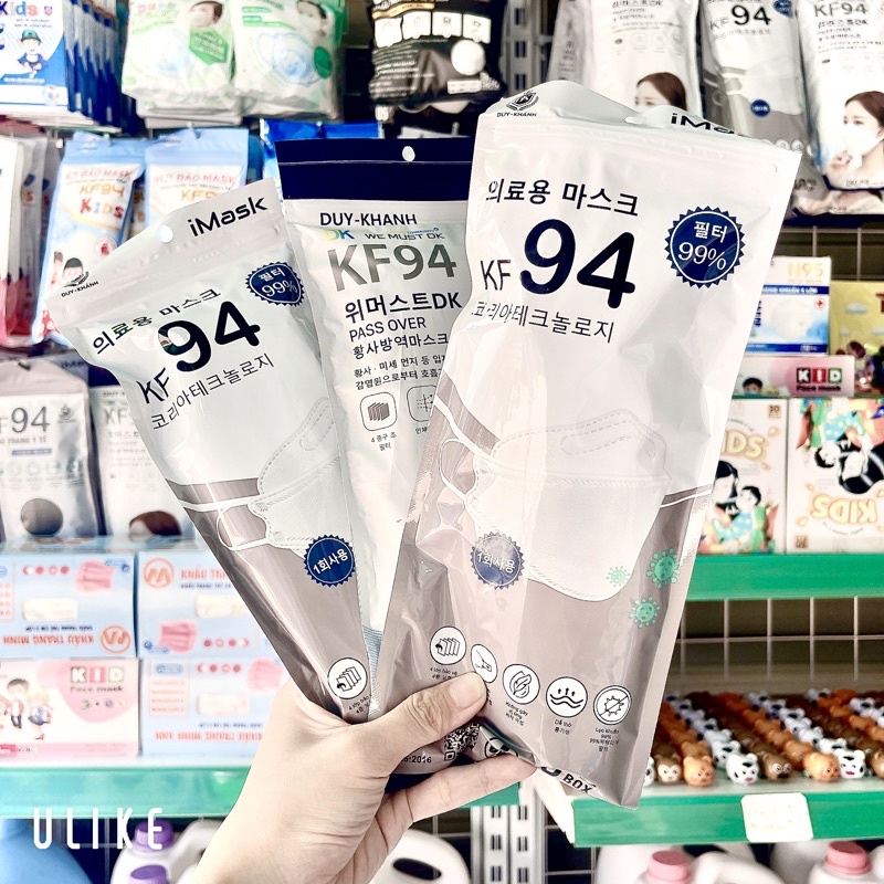 . KHẨU TRANG 4D KF94 túi 10c ✅Chất Lượng cao .