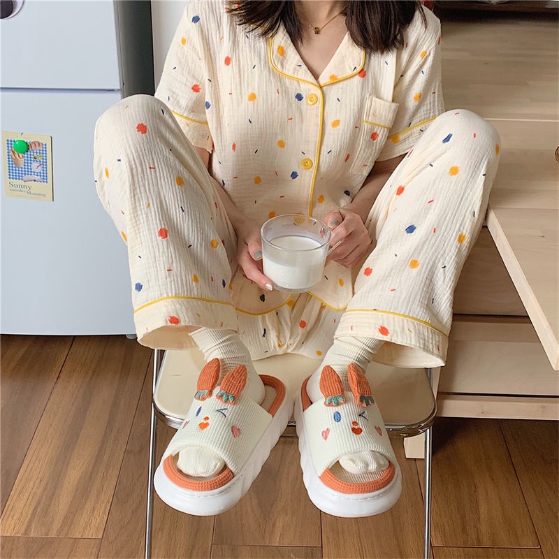Dép Đi Trong Nhà Bằng cotton Linen Hình Gấu Nâu Cho Nam Nữ