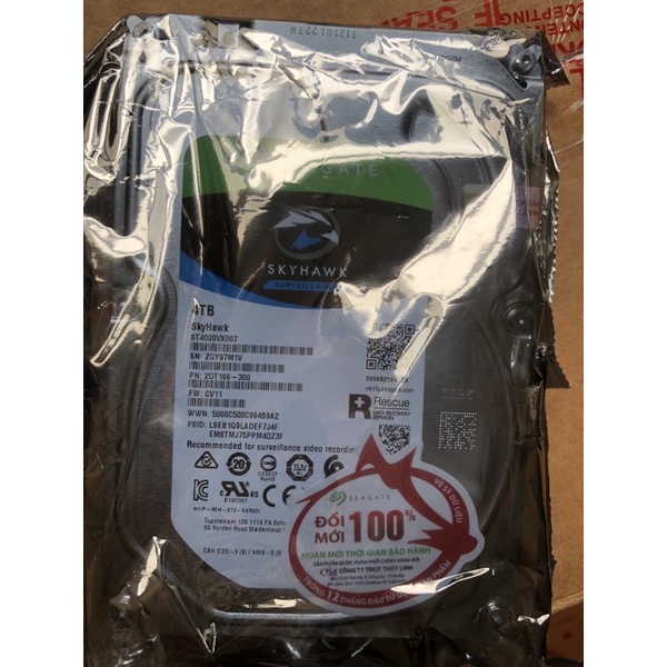 Ổ cứng Seagate Baracuda 4Tb/256Mb Cache-hàng chính hãng
