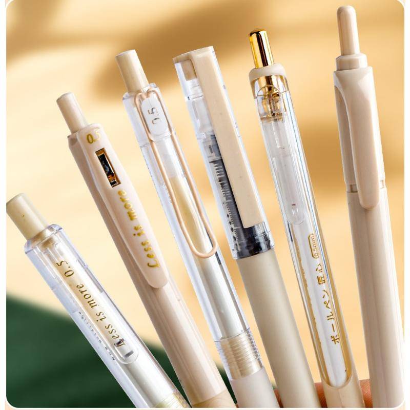 Set 6 Bút Mực Gel Màu Sắc Dễ Thương Cho Học Sinh