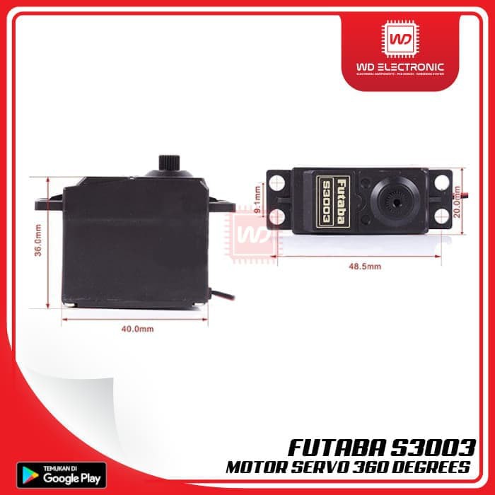 Động Cơ Servo Futaba S3003 Chất Lượng Cao