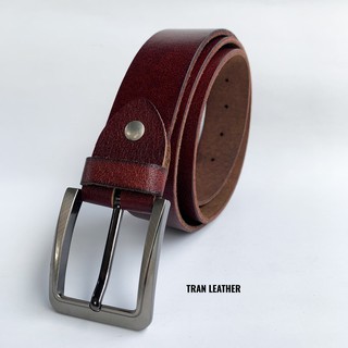 Thắt lưng nam da thật đầu kim | tran leather