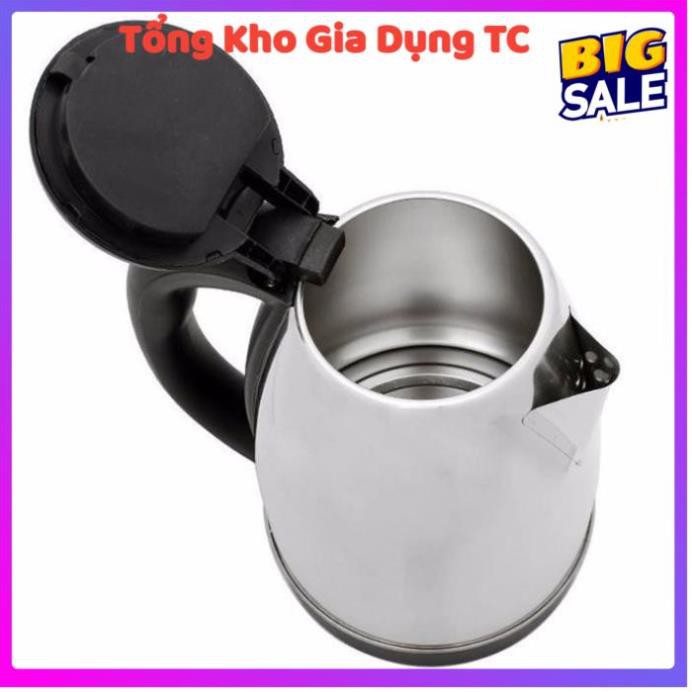 Ấm siêu tốc chất liệu inox dung tích 1.8L Electric Kettle