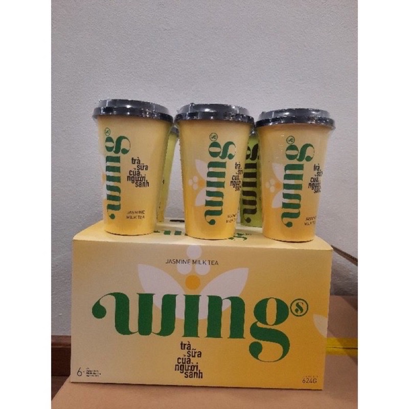 Trà NHài sữa hòa tan WINGS THÙNG( pha theo hướng dẫn trong phần mô tả sp để trà ngon chuẩn vị)