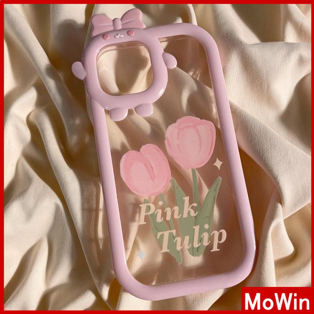 Ốp điện thoại silicon mịn in Tulip chống sốc thích hợp cho iPhone 11 Pro Max 13 Pro Max 12 Pro Max 7Plus xr XS Max