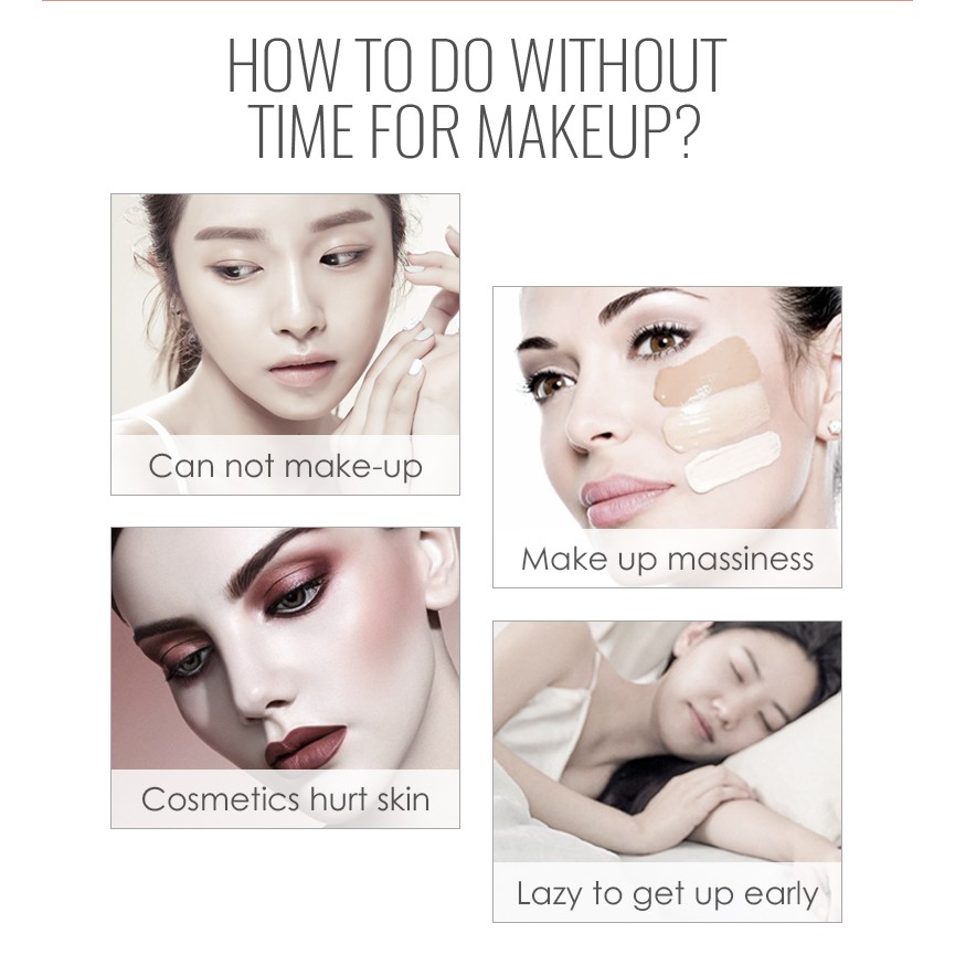 Kem Lót LAIKOU Axit Hyaluronic Chống Thấm Nước Làm Sáng Da Lâu Trôi 55g