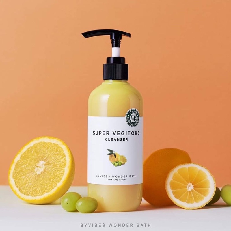 SỮA RỬA MẶT RAU CỦ- CAM CHANH- SUPER VEGITOKS CLEANSER