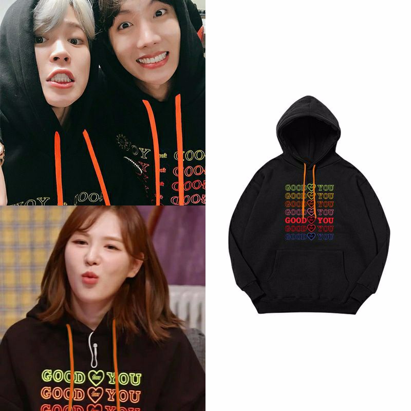 < Cheap moment Kpop - idol > Áo hoodie nam nữ phong cách Park Jimin, J- Hope BTS và Wendy Red Velvet
