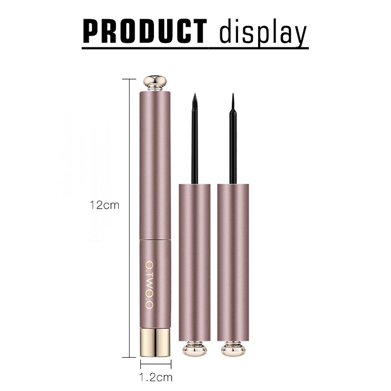 O.TWO.O Liquid Eye Liner Waterproof Ultra Fine Brush Head Long Lasting Quick Dry Natural Eyeliner Cosmetics a Brush | BigBuy360 - bigbuy360.vn