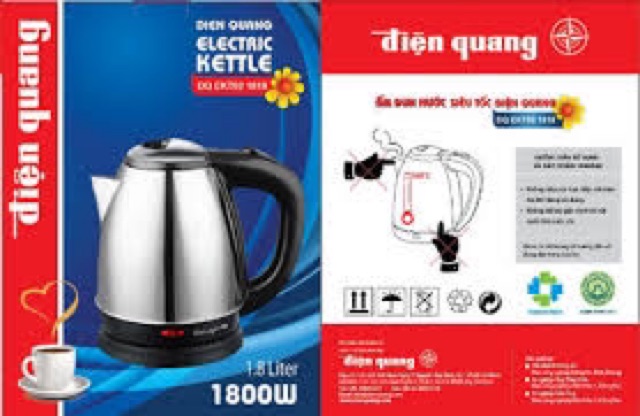 Bình đun Điện Quang BH 1 năm linh kiện có sẵn