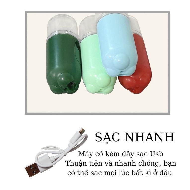 Máy Xịt Khoáng Phun Sương Mini Cầm Tay Đa Năng 30ml Tạo Ẩm Nhỏ Gọn Làm Mát Cấp Ẩm Cho Da