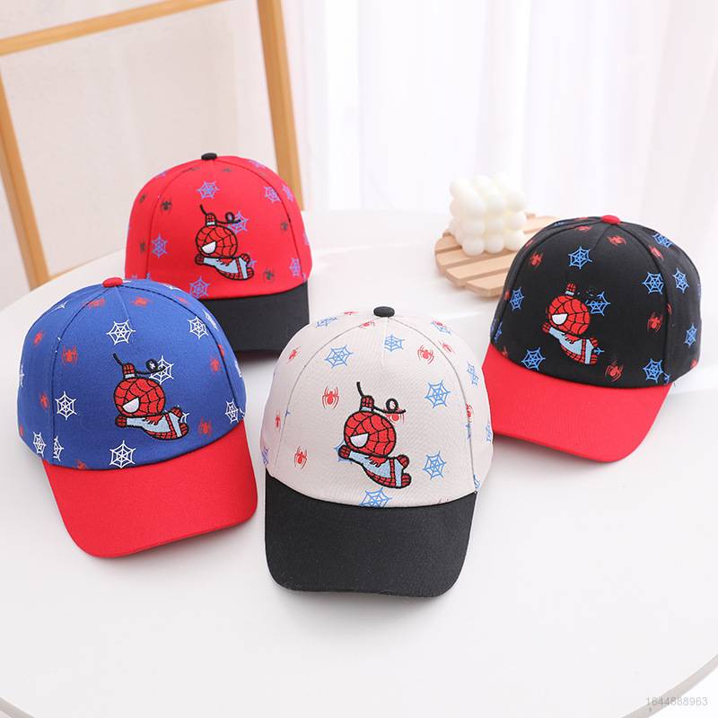 Mũ Lưỡi Trai In Hình Người Nhện Marvel Dễ Phối Đồ Thời Trang Cho Bé