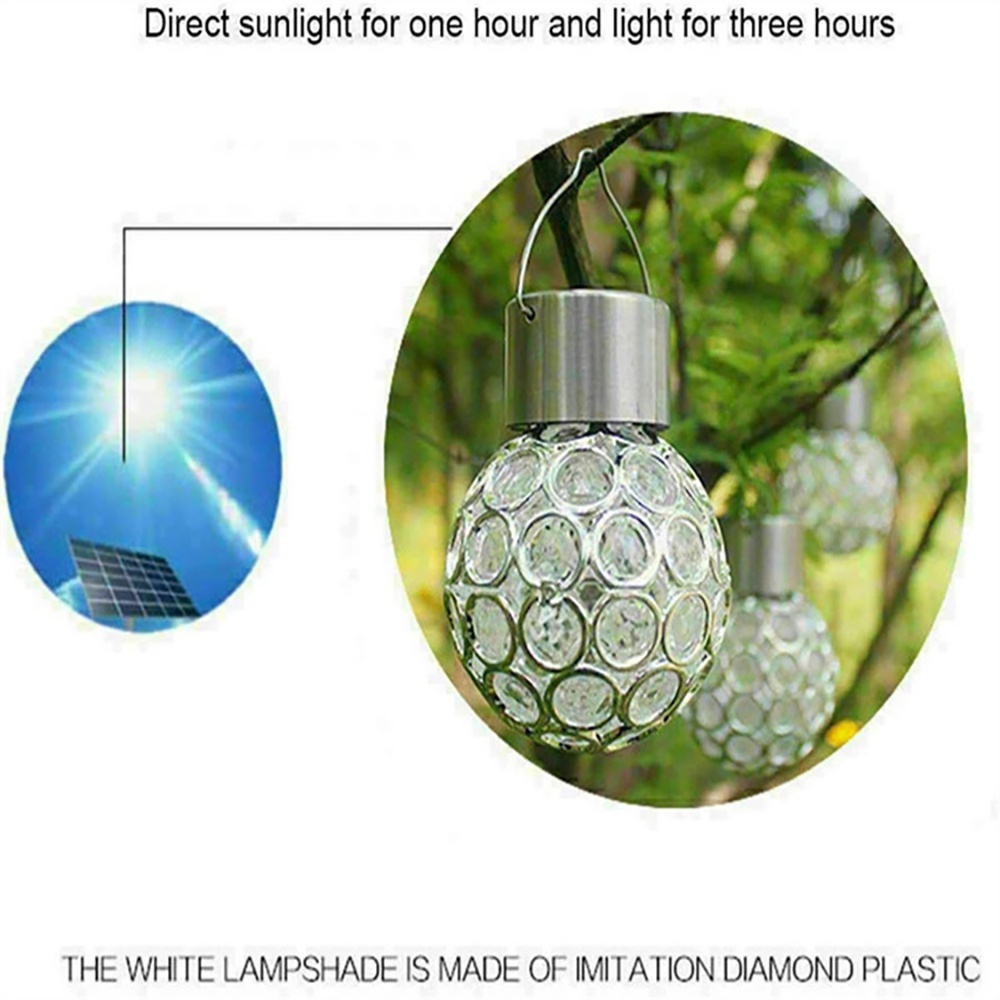 Đèn lồng bóng LED treo trang trí sân vườn thông minh sử dụng năng lượng mặt trời độc đáo