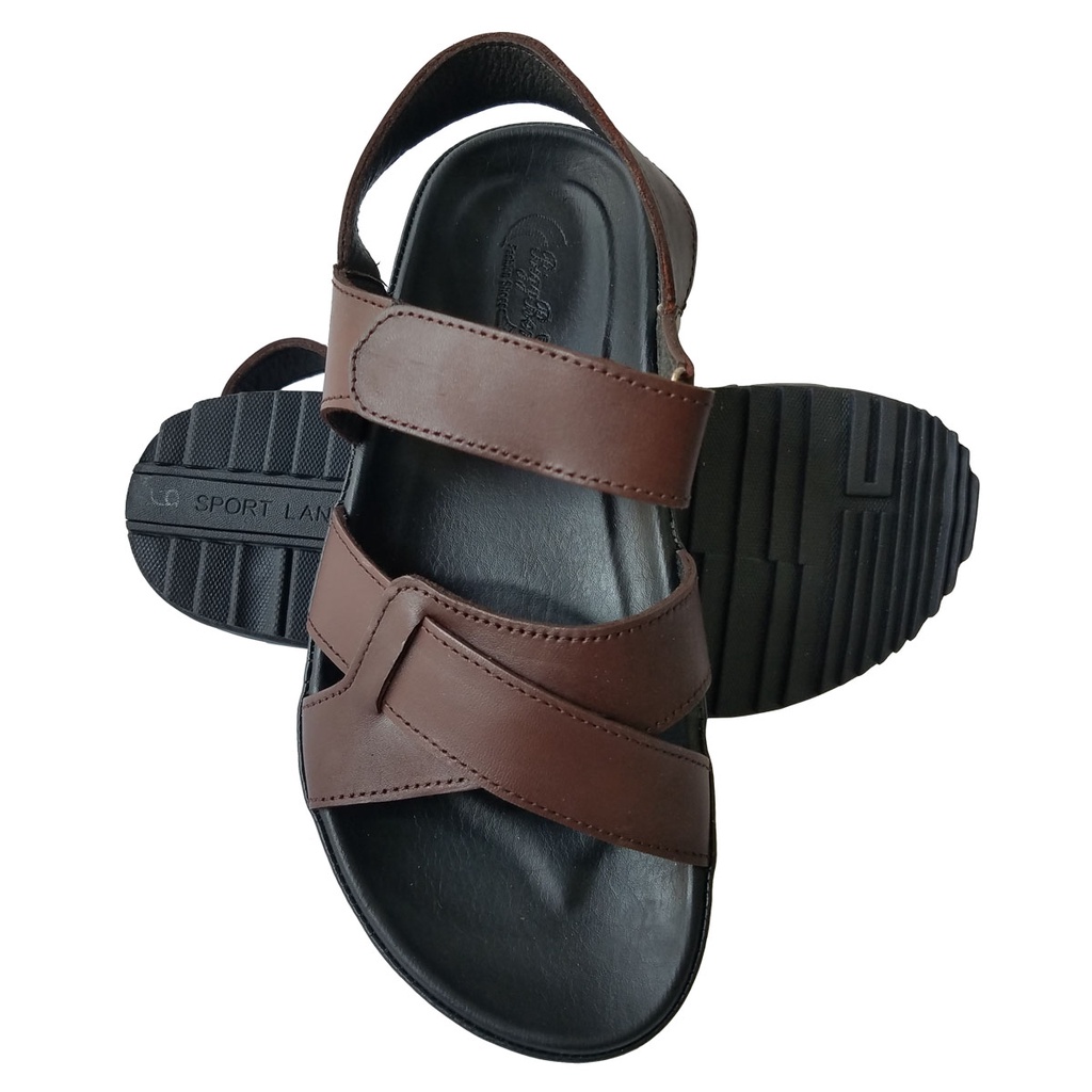 Giày Sandal Nam Da Bò Thật BIGBEN Cao Cấp SD116