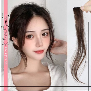 Tóc mái giả layer Khami Beauty, tóc mái bay, sợi tơ tự nhiên