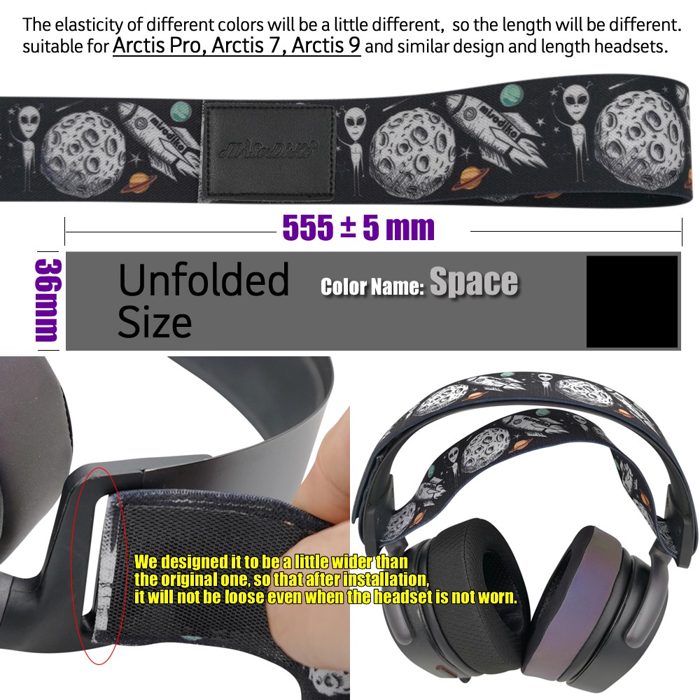 Băng Đeo Đầu Chơi Game Thay Thế Cho SteelSeries Arctis Pro / 7X / 7P / 7+ / 9 / 9X