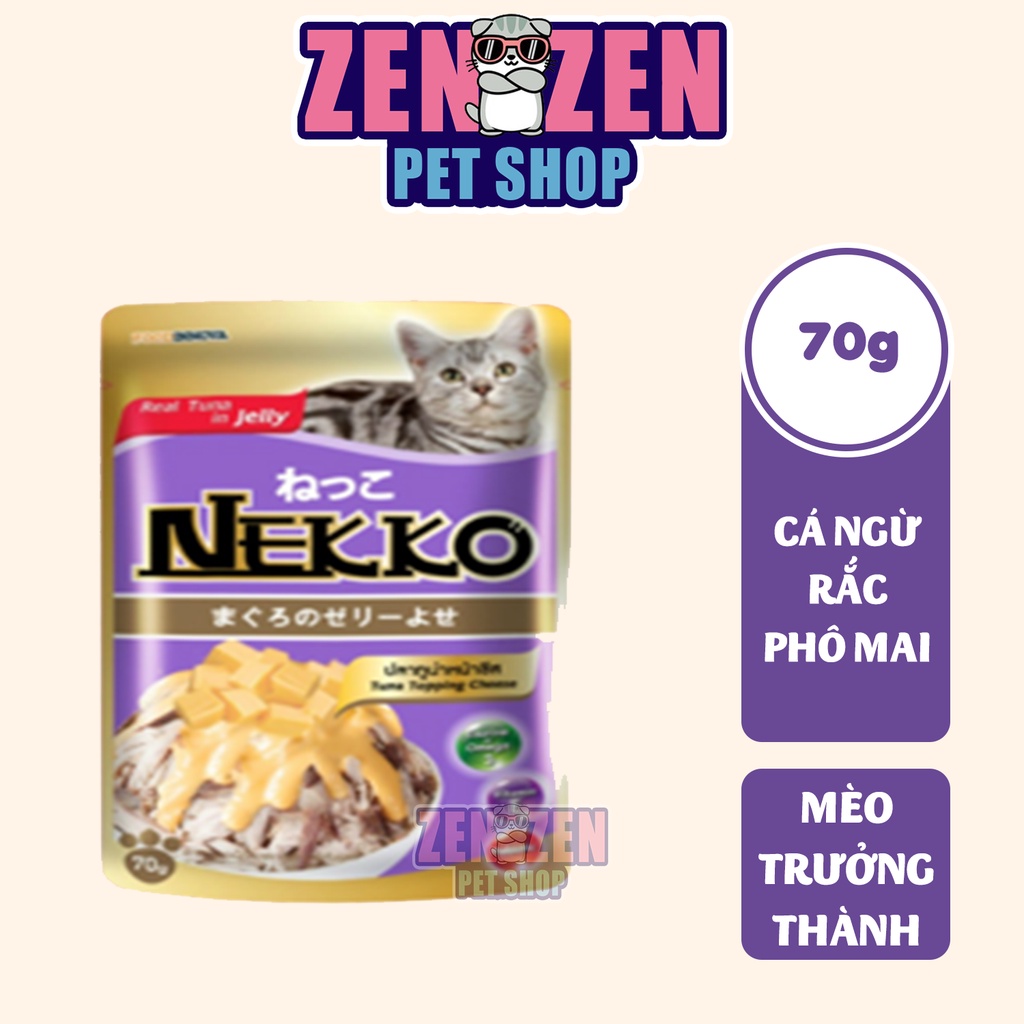 Pate nekko 70g Dành cho mèo Con 1-12 tháng tuổi, Mèo Trưởng Thành