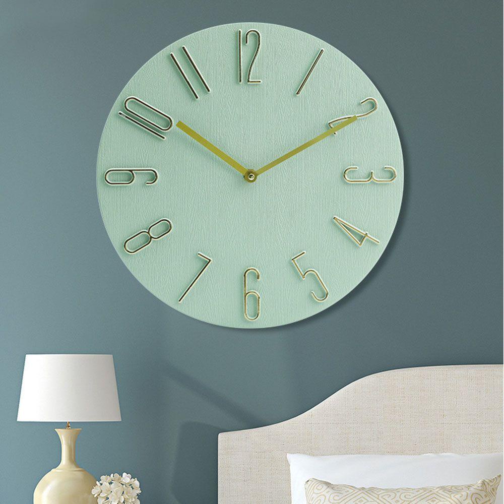 CONOPERY Đồng Hồ Treo Tường Phong Cách Bắc Âu Tối Giản Dùng Để Trang Trí Nhà