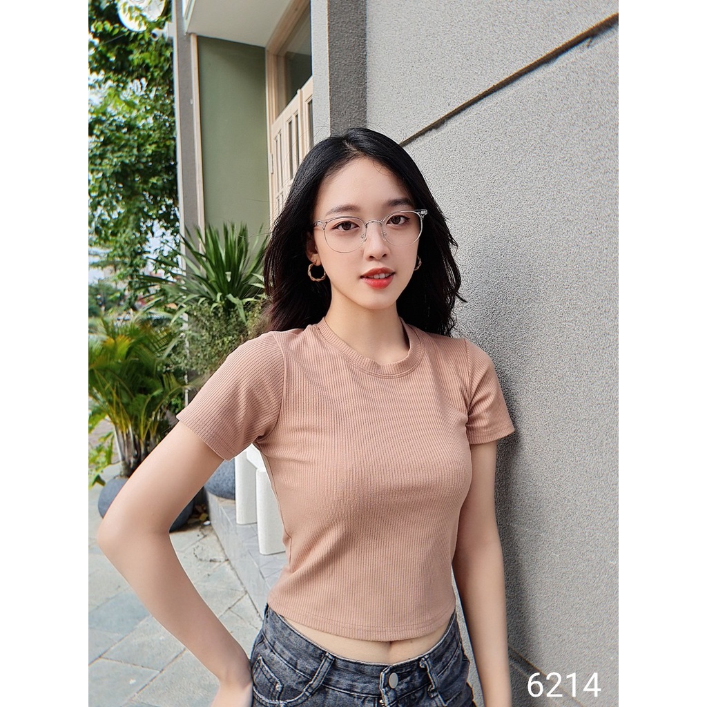 Gọng kính nam nữ Hainam eyewear kim loại càng nhựa, mắt tròn, nhiều màu 6214