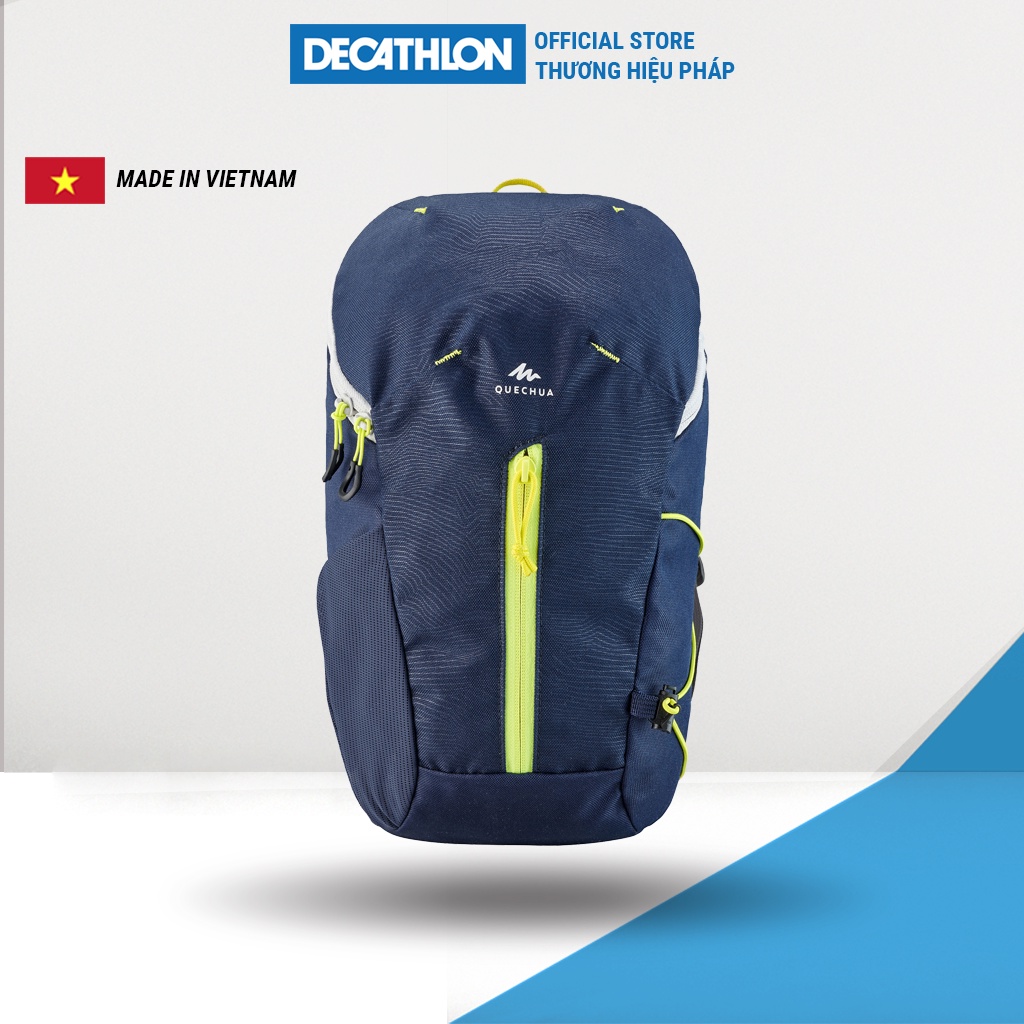 Balo trẻ em QUECHUA mh100 10 lít leo núi dã ngoại - xanh dương/vàng