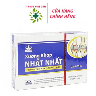 Xương Khớp Nhất Nhất (Hộp 20 viên) - Hỗ trợ giảm thoái hóa khớp, vôi hóa, gai đốt sống- thuocviet24h