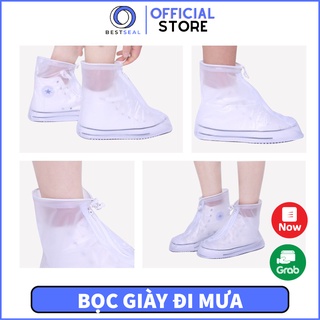 Áo mưa cho giày dép - bọc giày dép đi mưa tặng kèm gót chống đau chân