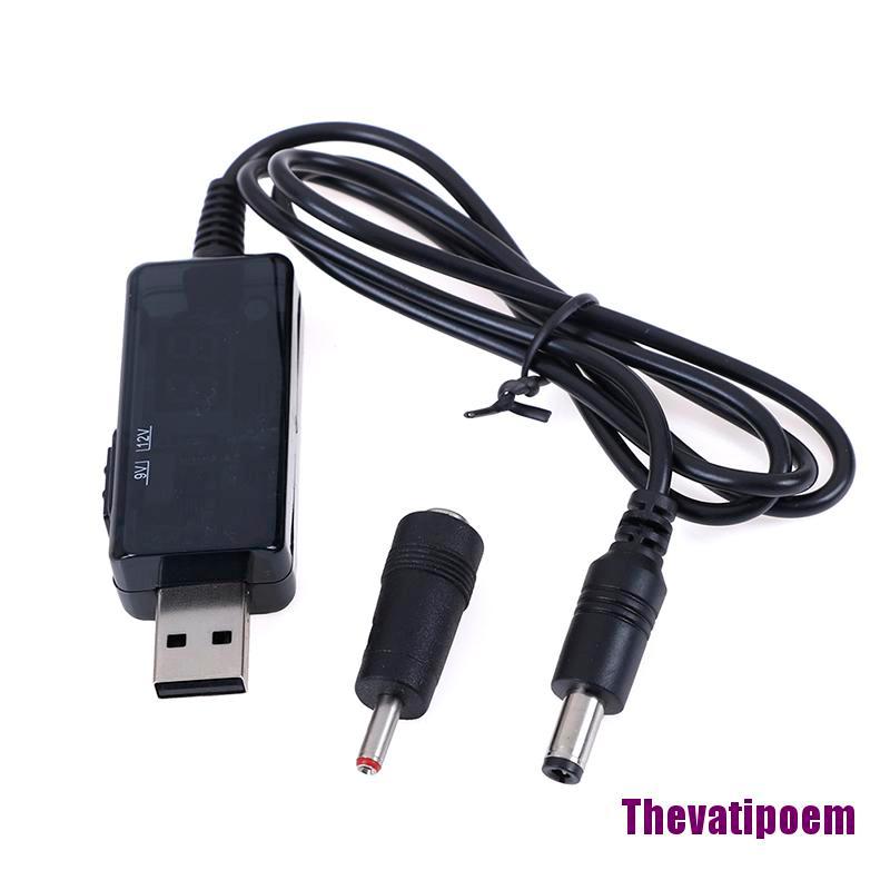 Dây Cáp Tăng Áp Usb 5v Lên Tới 9v 12v 1a