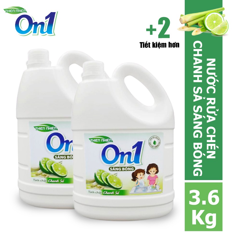 Nước rửa chén ON1 hương chanh sả 3.8kg C5ON1