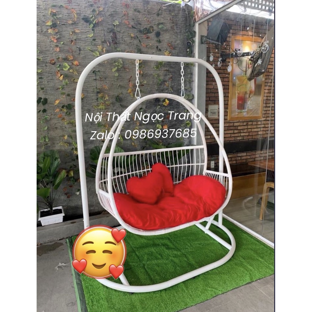 Xích đu trứng màu nâu sân vườn,Bàn ghế Nội thất Ngọc Trang