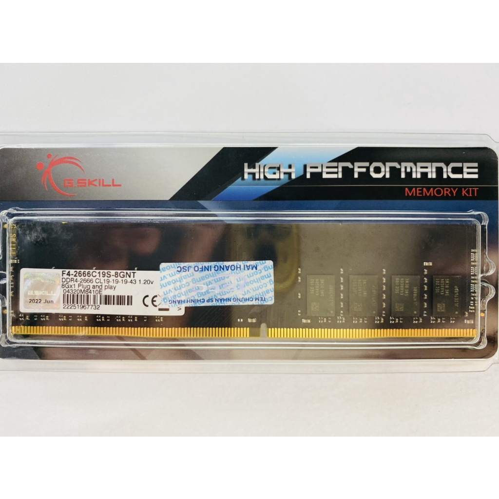 Ram GSKill Aegis DDR4 8GB 16GB bus 2666MHz - tản nhiệt mới bảo hành 36 tháng