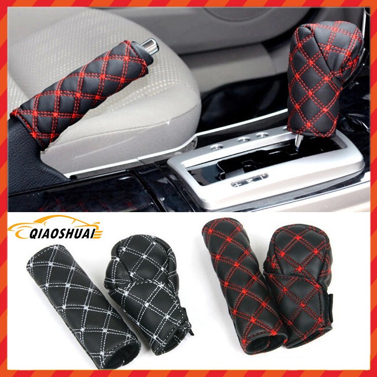 Set 2 vỏ bọc cần sang số và tay phanh xe hơi