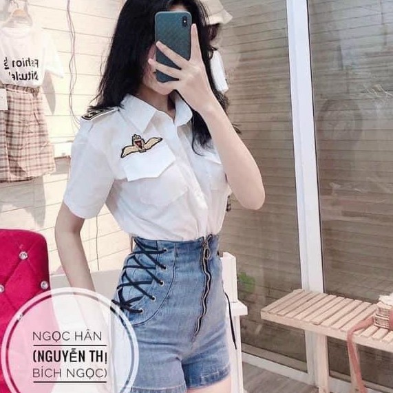 Áo sơ mi cơ trưởng siêu hot hit , chất kate lụa mềm mịn mát