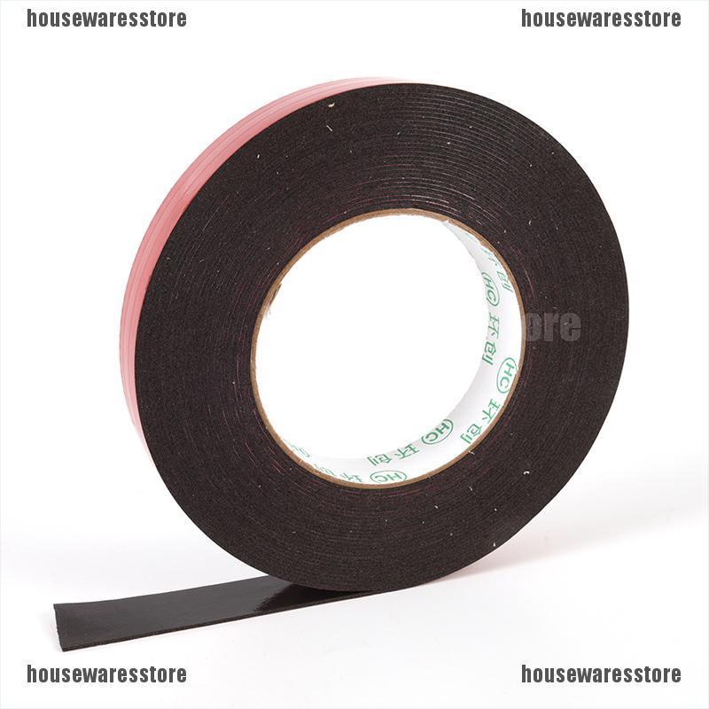 Cuộn Băng Keo Hai Mặt Siêu Dính Màu Đỏ Dài 10m