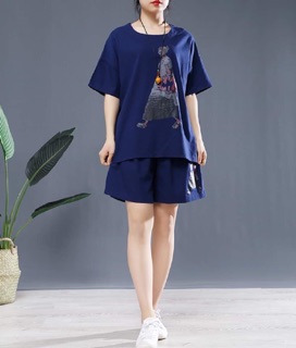 Đồ bộ nữ mặc nhà thun co dãn 4 chiều ( Ảnh thật )
