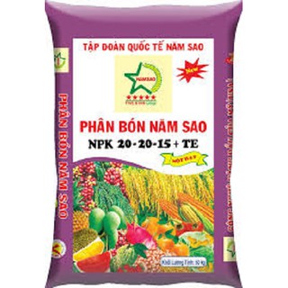 1KG PHÂN BÓN HỖN HỢP NPK 20-20-15 “RA HOA, RA TRÁI - NUÔI HOA, NUÔI TRÁI” 1 MÀU.