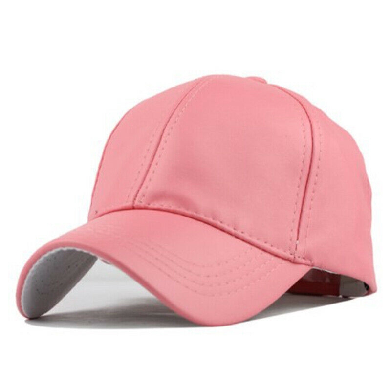 Mũ lưỡi trai chất liệu da phong cách bóng chày Unisex
