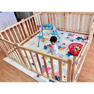 Cũi gỗ quây 8 cánh