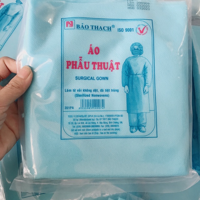 Áo phẩu thuật / áo bảo hộ