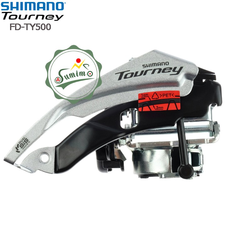 Sang dĩa xe đạp - Gạt dĩa Shimano Tourney FD-TY500 đa năng