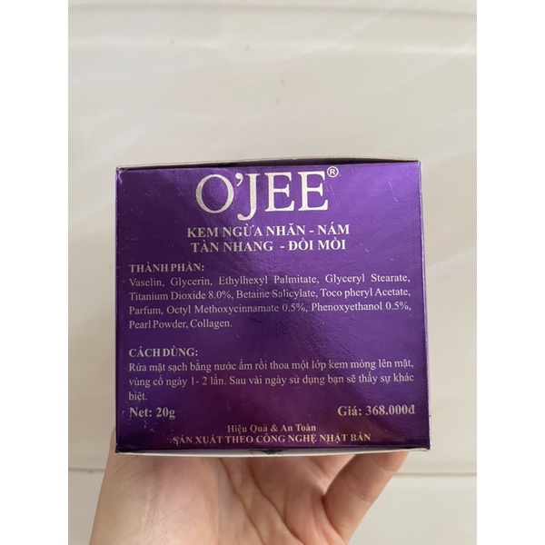 Kem Ojee nám tàn nhang đồi mồi 20gram tem giá 368