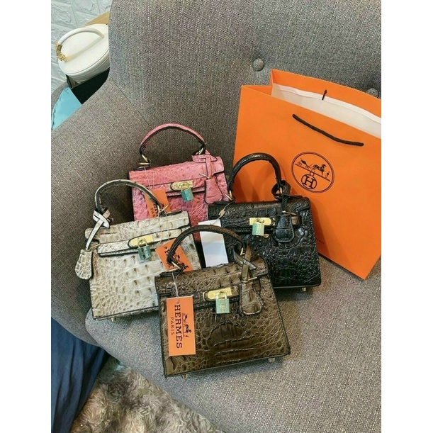 Túi hm kelly da rắn 👜👜👜 túi đeo chéo nữ